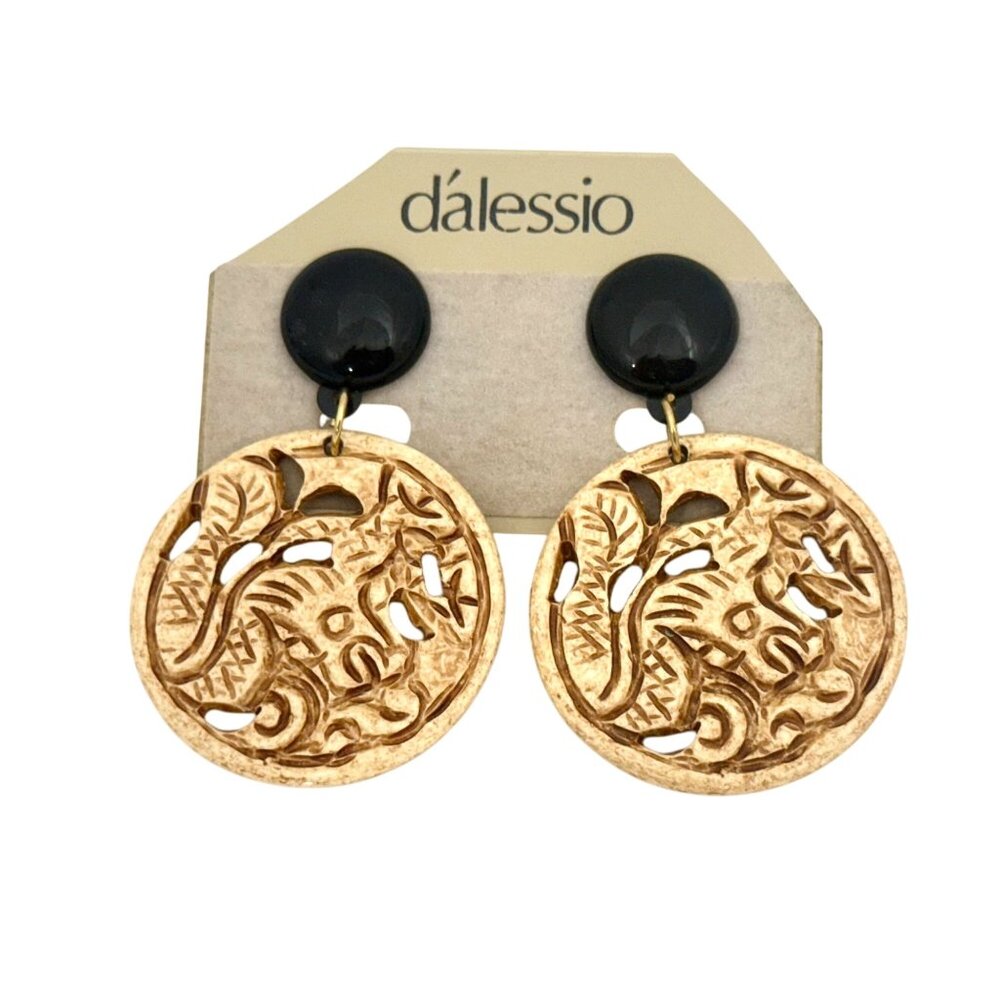 Vintage 1980s D'alessio Post Earrings - NOS
